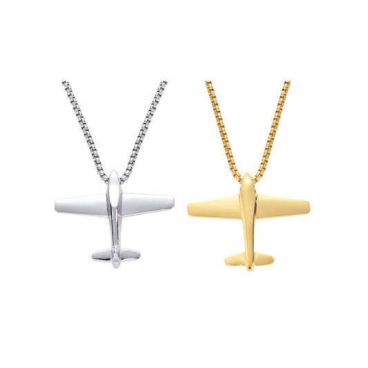 Airplane Pendant Necklace