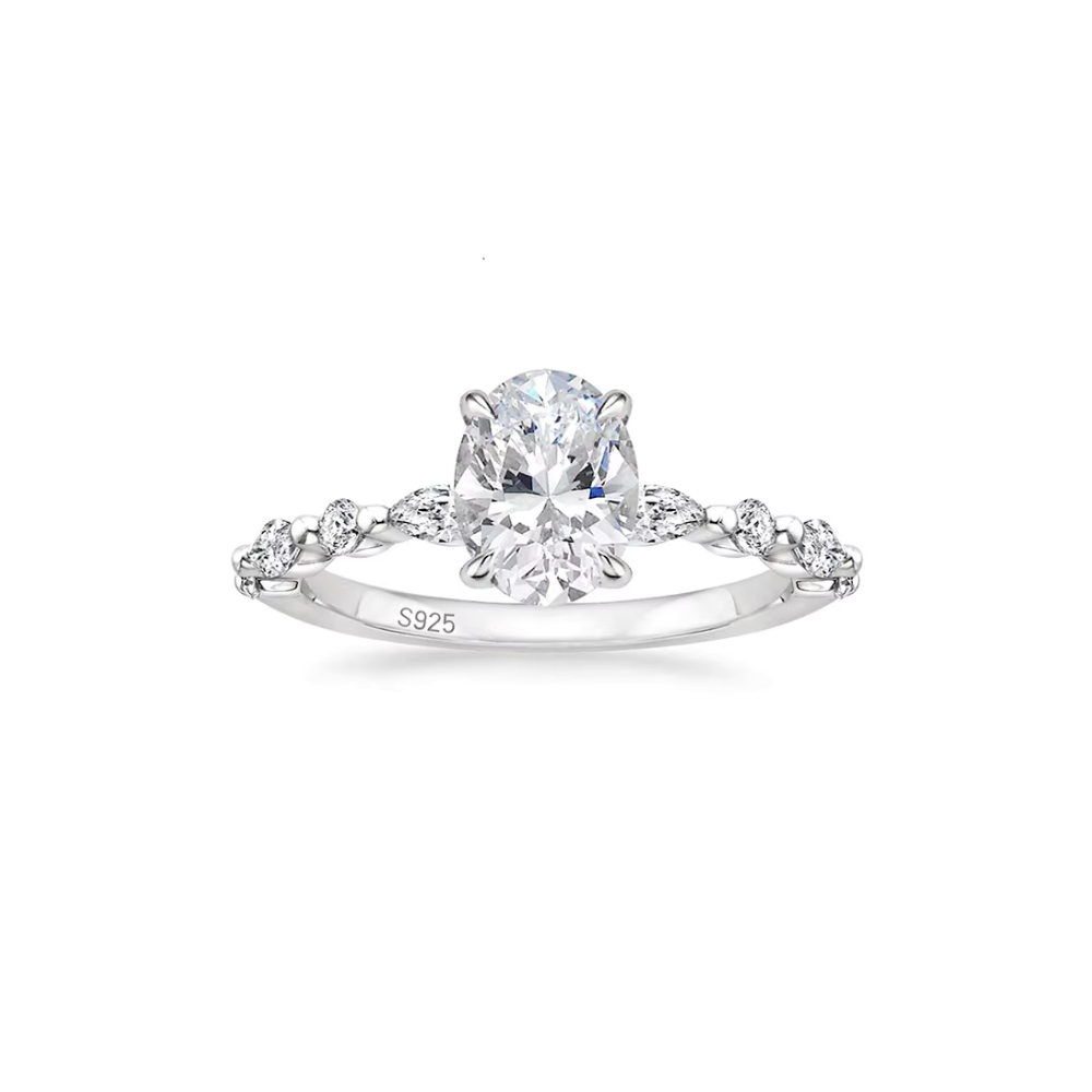 Eternity Sparkle Oval Ring