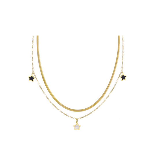 Serpentine Twinkle Necklace