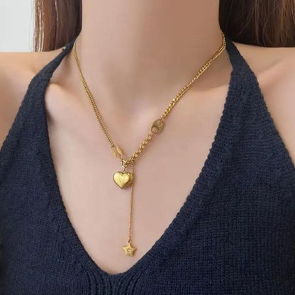 Heart & Star Necklace