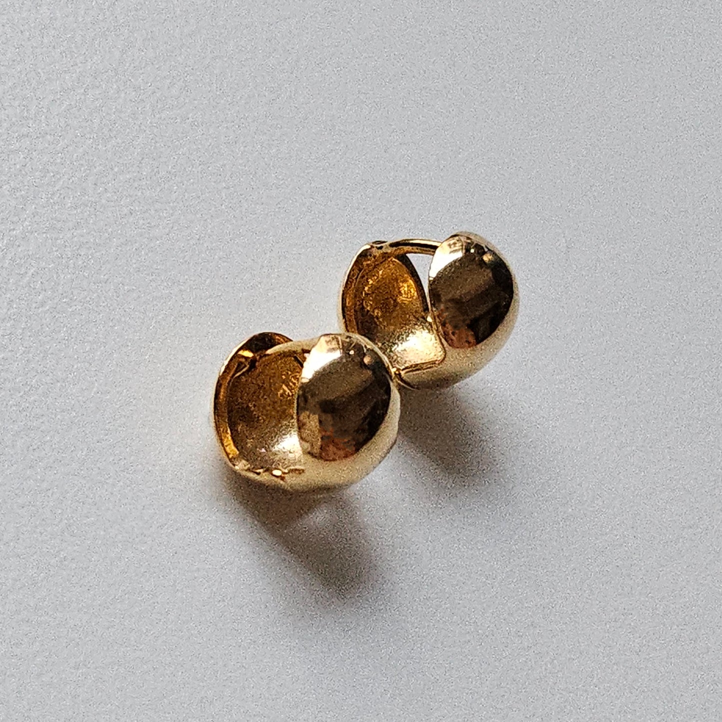 Golden Sphere Earrings