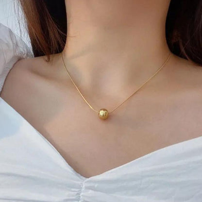 Gold Orb Necklace