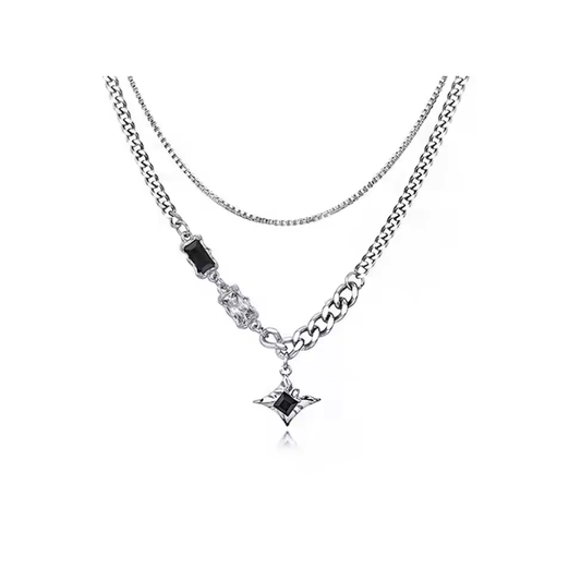 Celestial Duality Chain Necklace