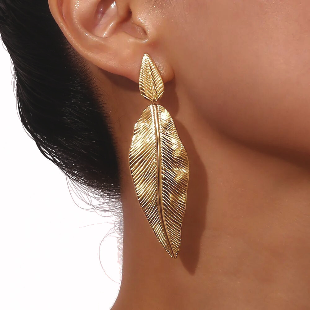 Leaves Drop Earrings